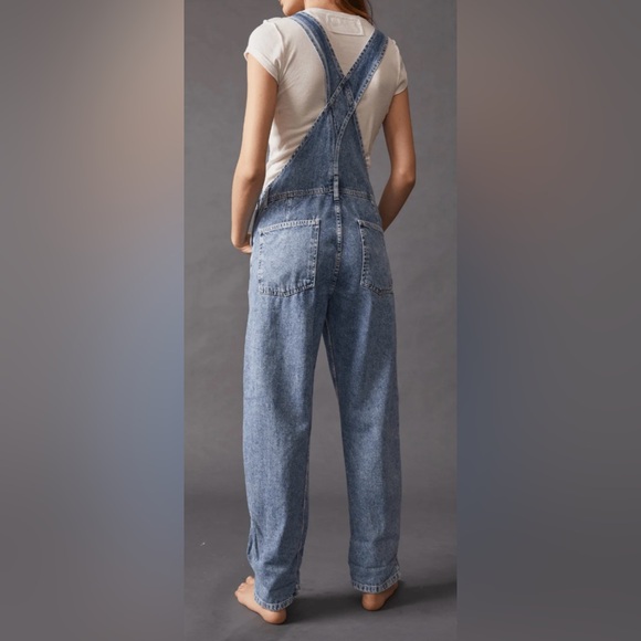 Free People Ziggy Denim Overalls, size small - Picture 2 of 5
